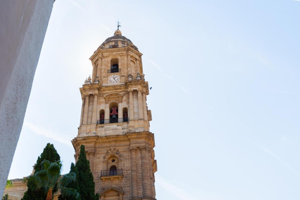 Luminoso Apartamento De Dos Habitaciones Con Vistas A Las Catedral Malaga Exterior photo